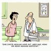 Cartoon: Zweite Meinung (small) by Karsten Schley tagged gesundheit,ärzte,patienten,diagnose,krankenhaus,frauen