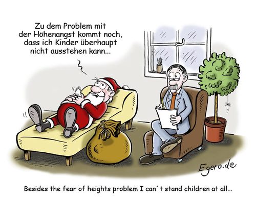Cartoon: Nikolaus Psycho (medium) by Egero tagged nikolaus,santa,claus,psycho,psychiater,egero,eger