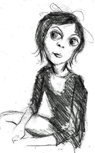 Cartoon: Kooky Girl (medium) by urbanmonk tagged sketching
