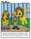Cartoon: MINDFRAME (small) by Brian Ponshock tagged clown,circus,lions