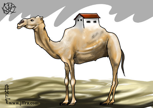 Cartoon: Israeli settlements (medium) by sabaaneh tagged bank,west,the,in,settlements,israeli
