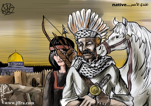 Cartoon: native (medium) by sabaaneh tagged palestine