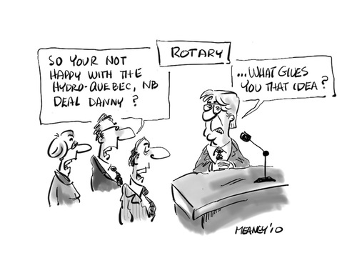 Cartoon: Deal (medium) by John Meaney tagged deal