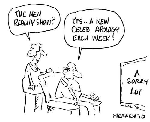 Cartoon: Reality (medium) by John Meaney tagged reality,truth,tv