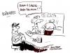 Cartoon: ham it up (small) by John Meaney tagged meat,diner,eat