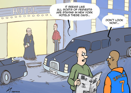 Cartoon: After DSK... (medium) by rodrigo tagged dsk,dominique,strauss,kahn,imf,sexual,attack,rape,usa