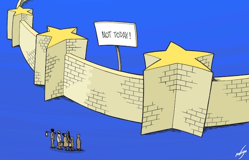 Cartoon: Immigreetings (medium) by rodrigo tagged eu,europeanunion,europe,immigration,policy,migrants,society,international,politics,asylum,war,poverty,humanrights,africa,magreb,eu,europeanunion,europe,immigration,policy,migrants,society,international,politics,asylum,war,poverty,humanrights,africa,magreb