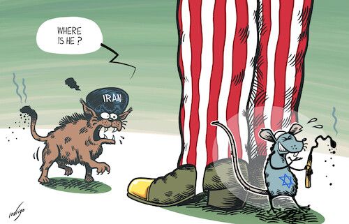 Cartoon: Isra-hell (medium) by rodrigo tagged middleeast,israel,iran,iranian,israeli,tehran,telaviv,missile,attacks,deathtoll,deaths,injured,killed,people,military,terror,terrorism,war,conflict,international,politics,hamas,palestine,gaza,usa,trump,unclesam,washington,middleeast,israel,iran,iranian,israeli,tehran,telaviv,missile,attacks,deathtoll,deaths,injured,killed,people,military,terror,terrorism,war,conflict,international,politics,hamas,palestine,gaza,usa,trump,unclesam,washington