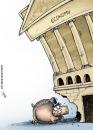 Cartoon: A financial sin (small) by rodrigo tagged economy,crisis,financial,international,banks,greed,sin