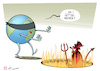 Cartoon: Blind planet.s buff (small) by rodrigo tagged environment,world,planet,earth,globalwarming,climatechange,extremeweather,heatwave,urgent,ocean,pollution,air,economy,society,health,international,politics,carbon,climate,weather,heat