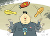 Cartoon: Clown Jong-un (small) by rodrigo tagged north korea kim jong un pyongyang nuclear warfare politics international sanctions diplomacy south seoul