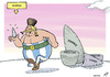 Cartoon: Depardiev (small) by rodrigo tagged france,russia,actor,cinema,movie,gerard,depardieu,vladimir,putin,taxes
