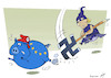 Cartoon: Electoral near miss (small) by rodrigo tagged france elections le pen far right european union eu politics