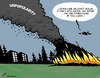 Cartoon: Fireman Putin (small) by rodrigo tagged vladimir putin russia wildfire unpopularity politics