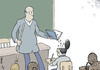 Cartoon: Garbageducation (small) by rodrigo tagged education,school,college,learning,student,teacher,poor,quality
