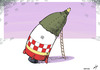 Cartoon: Kim Giant Un (small) by rodrigo tagged north,korea,kim,jong,un,death,nuclear,war,pyongyang,seoul,usa,program