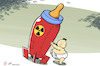 Cartoon: Kim Jong Boom (small) by rodrigo tagged north korea kim jong un nuclear war missile