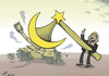 Cartoon: Morsi code (small) by rodrigo tagged muhammad morsi egypt elections president military muslim brotherhood