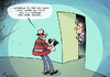 Cartoon: New banking rules (small) by rodrigo tagged banking,credit,payment,rule,bank,fee,information,thief,client