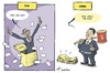 Cartoon: Obama and Xi Jinping (small) by rodrigo tagged china usa barack obama xi jinping president communist party ccp