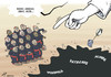 Cartoon: Papal counting-out (small) by rodrigo tagged pope francis catholic church religion vatican papal conclave god