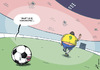 Cartoon: Ronaldo ends career (small) by rodrigo tagged ronaldo brazil sport football soccer team career ball striker