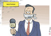 Cartoon: Self-censorship in the media (small) by rodrigo tagged media newspapers radio tv television news press freedom democracy censorship