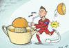 Cartoon: Vitamin CR7 (small) by rodrigo tagged euro,2012,portugal,football,poland,ukraine,soccer,tv,cristiano,ronaldo,holland,netherlands