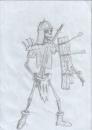 Cartoon: Skelleton Knight (small) by bauerfreshskco tagged skelett,skelettritter,skelleton,knight
