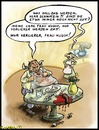 Cartoon: Herr Schmatzig und Frau Kusch (small) by KritzelJo tagged gier,hunger,sättigung,satt,schmatzig,kusch,mann,frau,küche,mahlzeit