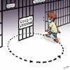 Cartoon: In and Out (small) by cartoonistzach tagged covid,coronavirus,lockdown,pandemic,quarantine