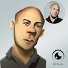 Cartoon: caricature of  Vin Diesel (small) by Gamika tagged caricature,of,vin,diesel
