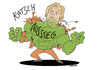 Cartoon: Der Ausstieg (small) by Kringe tagged grün,ausstieg,cdu,atompolitik,wahlen