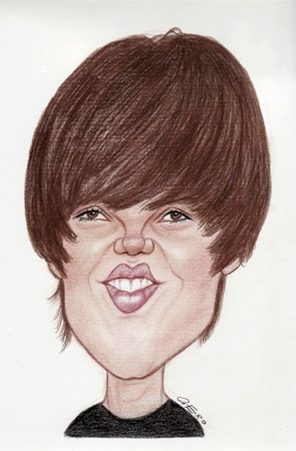 Cartoon: Justin Bieber (medium) by Gero tagged caricature
