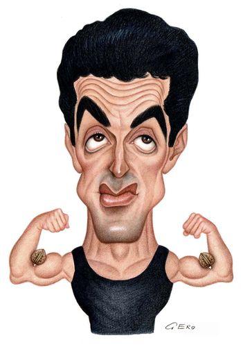 Cartoon: Sylvester Stallone (medium) by Gero tagged caricature