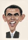 Cartoon: Barack Obama (small) by Gero tagged caricature