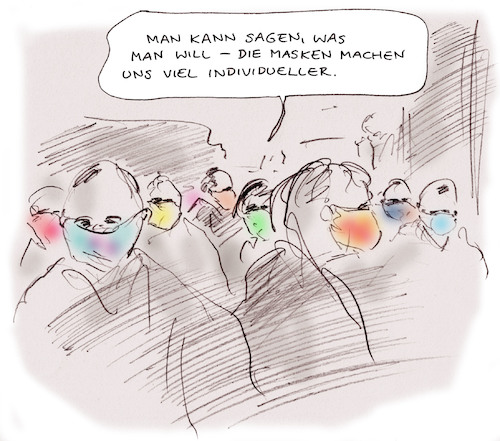 Cartoon: bunter (medium) by Bernd Zeller tagged virus
