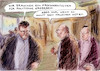 Cartoon: Überraschte Journalisten (small) by Bernd Zeller tagged cdu