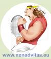 Cartoon: Rafael Nadal (small) by Nenad Vitas tagged tenis,grand,slam,spain,rafi