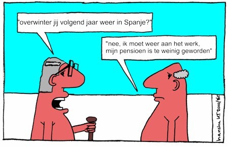 Cartoon: Ht dagelijkse leven Van Koos en (medium) by hansha tagged koo,thea,relatie,hansha