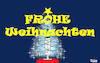 Cartoon: Frohe Weihnachten (small) by Fish tagged weihnachten,frohe,spritze,weihnachtsbaum,wünsche,kerzen,schmuck,kugeln,lichter,lametta,tisch