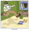 Cartoon: Air Accordion (small) by noodles tagged accordion air guitar polka music jumping