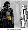 Cartoon: Bad Dad (small) by noodles tagged darth,vader,star,wars,father,son,movies,noodles