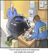 Cartoon: Magic 8 Ball (small) by noodles tagged magic,ball,fbi,lie,detector,noodles,interrogation