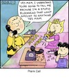 Cartoon: Prank Call (small) by noodles tagged charlie,brown,lucy,sally,teacher,prank,call,noodles,phone
