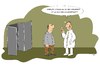 Cartoon: non grata (small) by Pinella tagged arzt,patient,krankenkasse