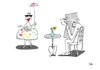 Cartoon: View (small) by Pinella tagged sommer,cafe,aussicht,schirm,sonnenbrille