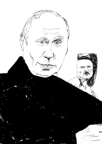 Cartoon: Es geschieht am hellichten Tag (medium) by Stefan von Emmerich tagged putin