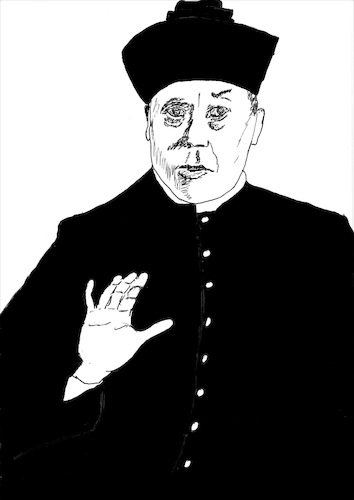 Cartoon: Fernand Joseph Desire Contandin (medium) by Stefan von Emmerich tagged don,camillo,und,peppone,fernand