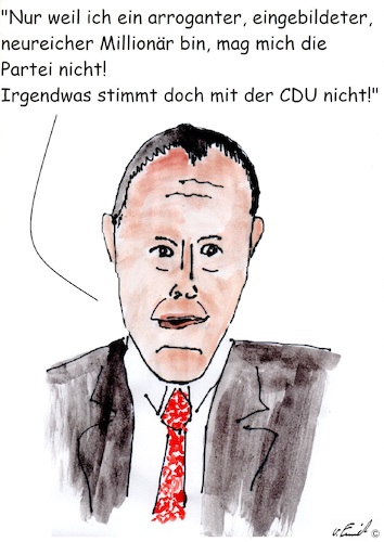 Cartoon: Merkst was (medium) by Stefan von Emmerich tagged merz,cdu
